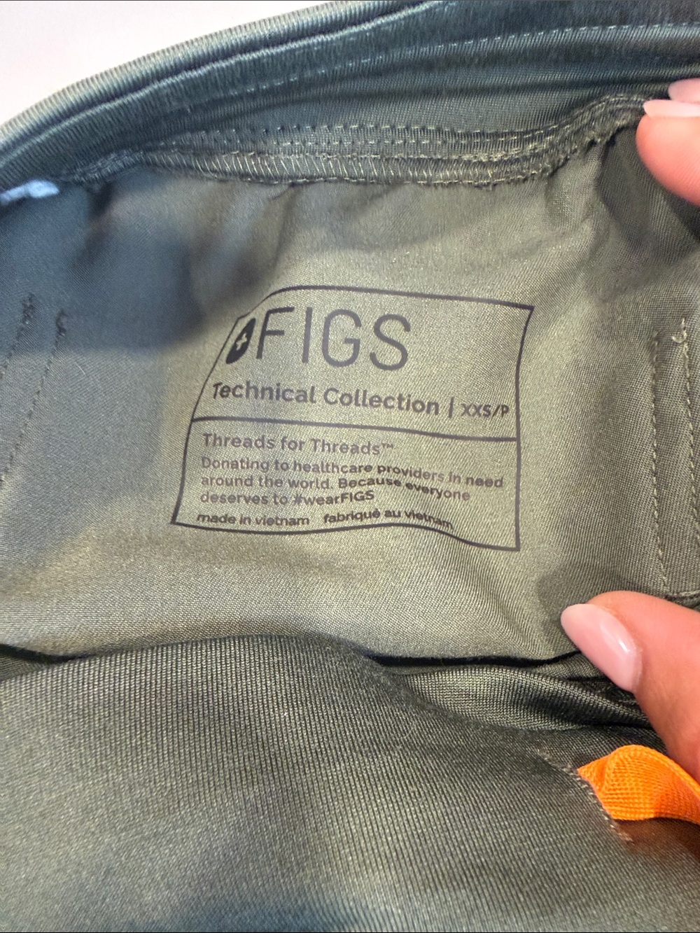 Figs Olive Green Scrubs - Picture 5 of 5